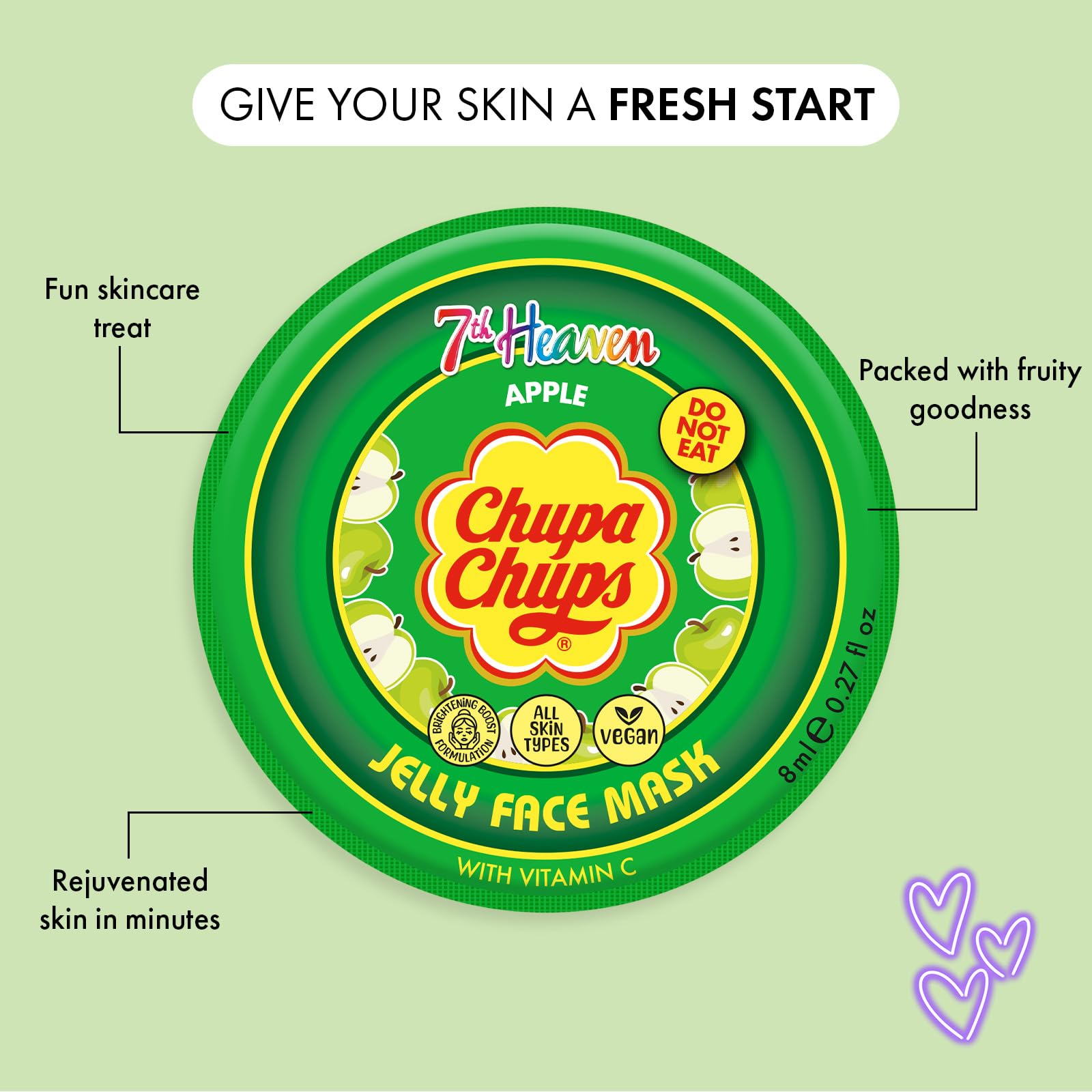 7th Heaven x Chupa Chups Jelly Face Mask (Apple) Jelly Mask with