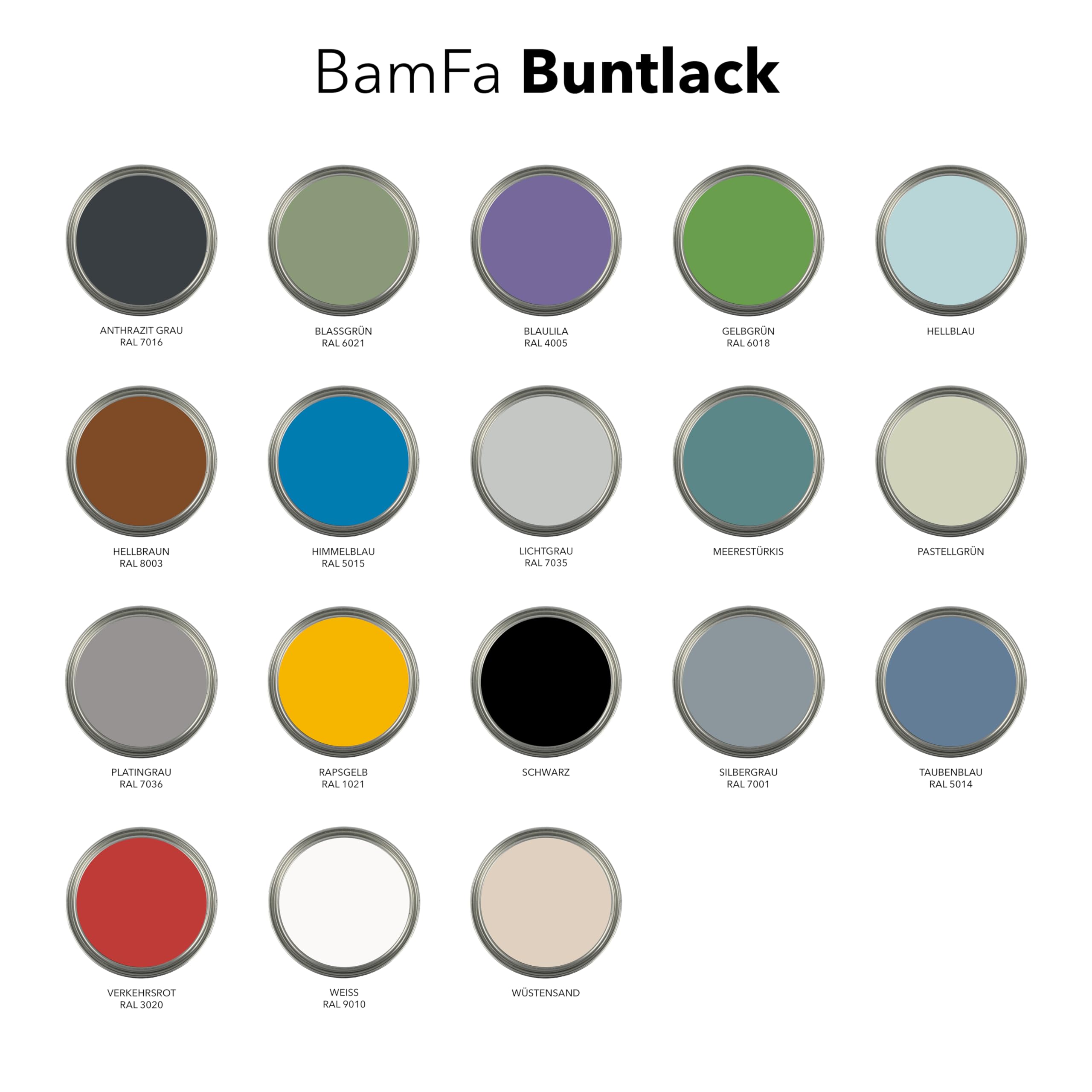 Buntlack 2in1 für Holz matt 2,5 L (Anthrazit Grau)