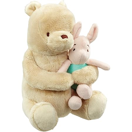 Rainbow Designs DN1609 Hundred Acre Wood Lullaby Winnie the Pooh & Piglet Soft Toy Pooh, Piglet