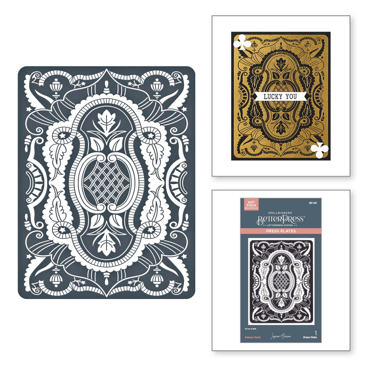 Spellbinders Metal Deluxe Deck Press Plates From The Jack Of All Trades Collection By Jaycee Gaspar