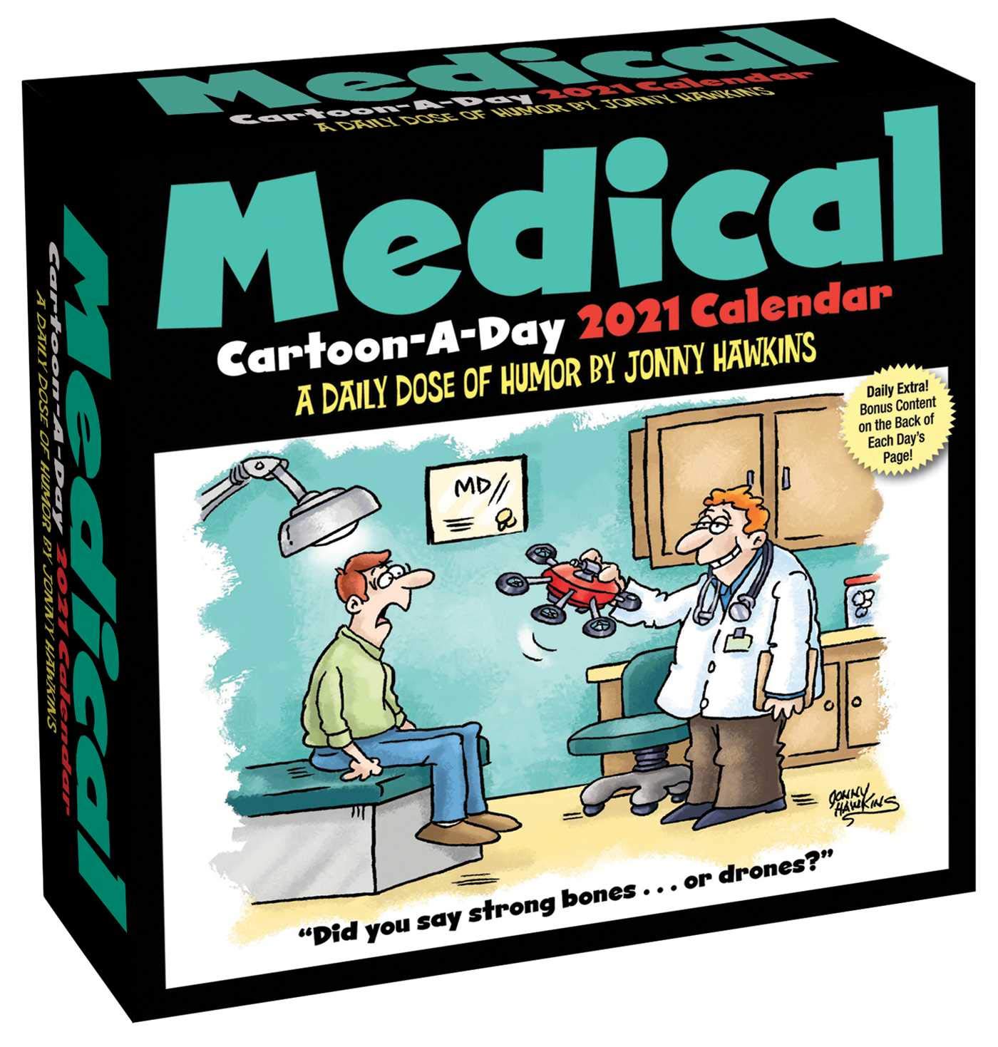 Medical CartoonADay 2021 Calendar A Daily Dose of Humor Hawkins