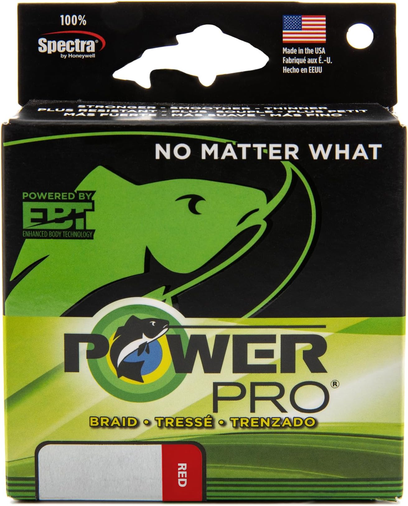 PowerPro Power Pro 21100500500W Braided Spectra Fiber Fishing Line, 50 Lb/500 yd, White