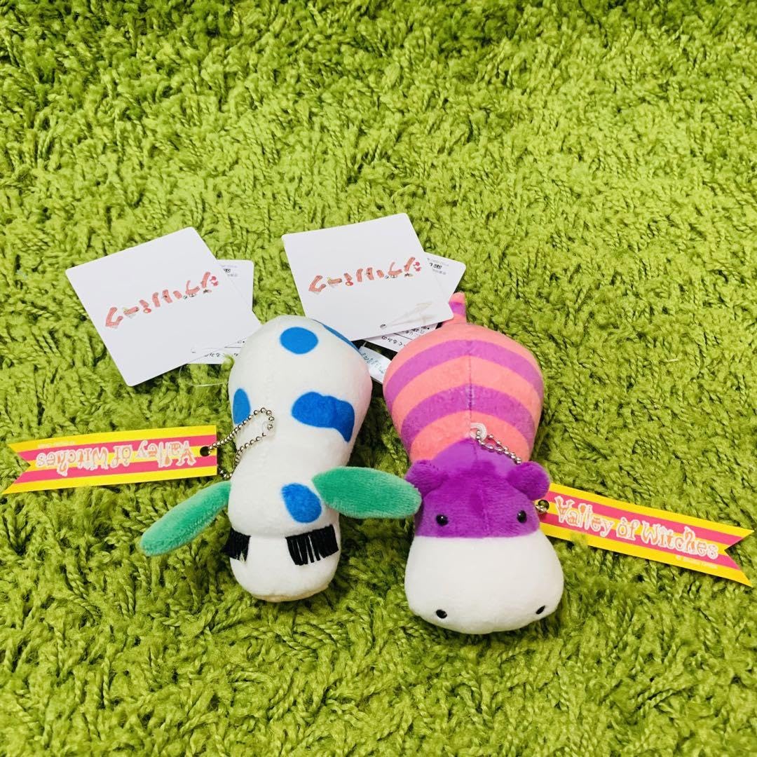 ハウルの動く城　寝室のぬいぐるみ　マスコット ピンク シロ 2点 新品未使用品 Amazon.co.jp: ジブリパーク ハウル寝室のぬいぐるみ マスコット