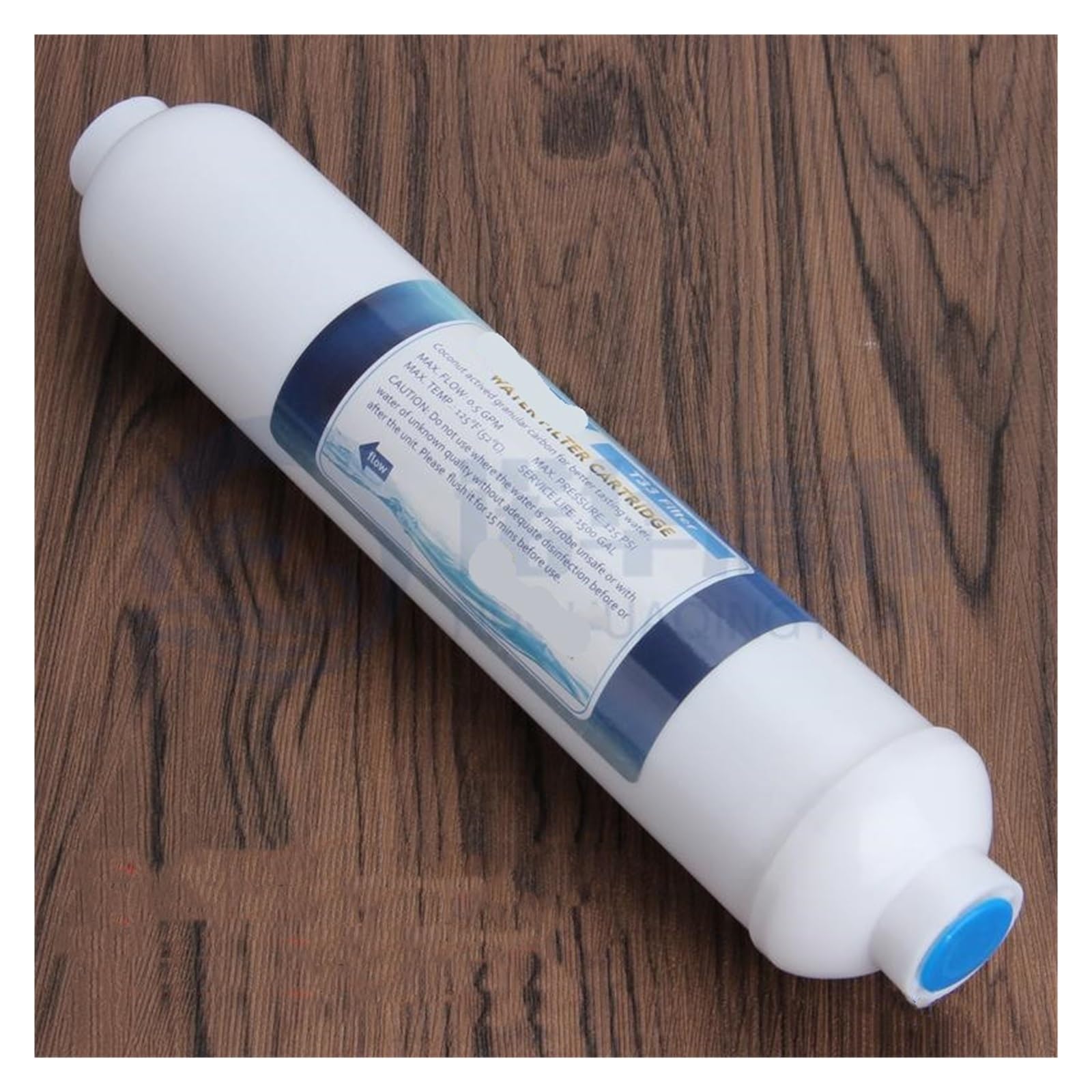 Filtro di ricambio for erogatore d'acqua, | T33 da 10 pollici con raccordo depuratore d'acqua FILTRO AL CARBONE 5MICRON for OSMOSI INVERSA(2pcs)