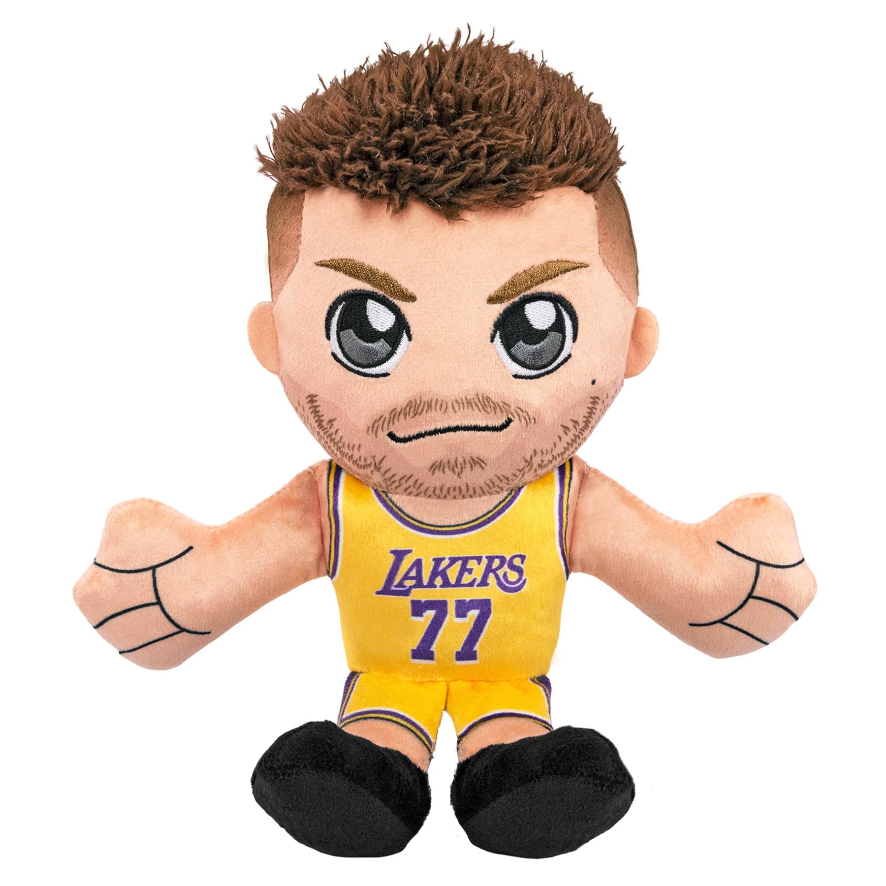 Bleacher Creatures Los Angeles Lakers Luka Doncic 8" NBA Kuricha Sitting Plush - Soft Chibi Inspired NBA Superstar