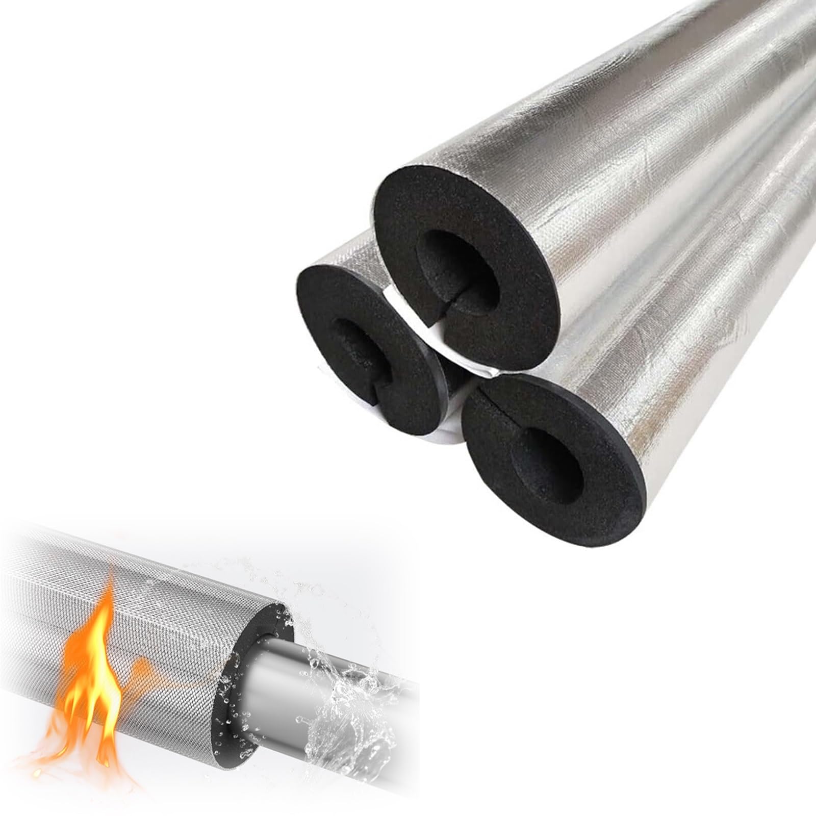 Isolierschlauch Für Klimaanlagen 12mm - Flexibel, Geschlossenzellig & Antimikrobiell