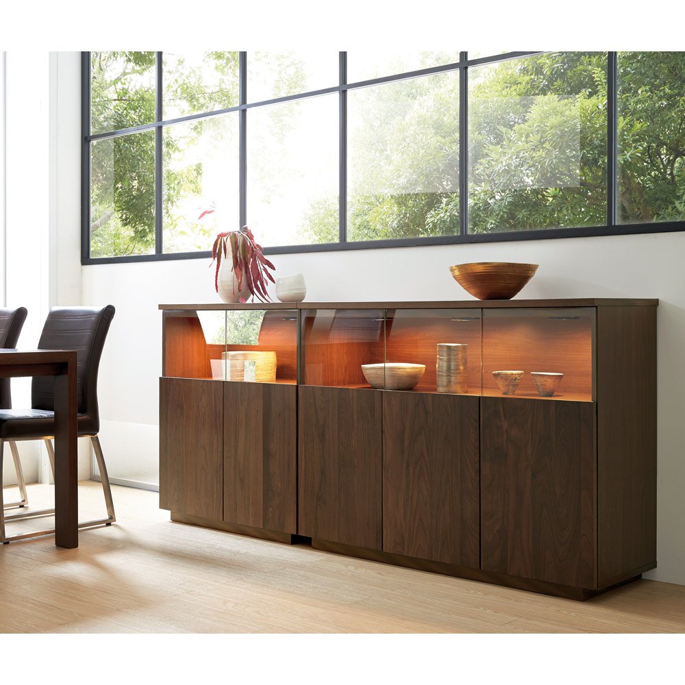 Amazon.co.jp: ディノス リビング収納 キャビネット リビングボード