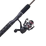 Ugly Stik GX2 Spinning Reel and 7\' Fishing Rod Combo, 2-Piece, Graphite and Fiberglass Rod with Clear Tip Design