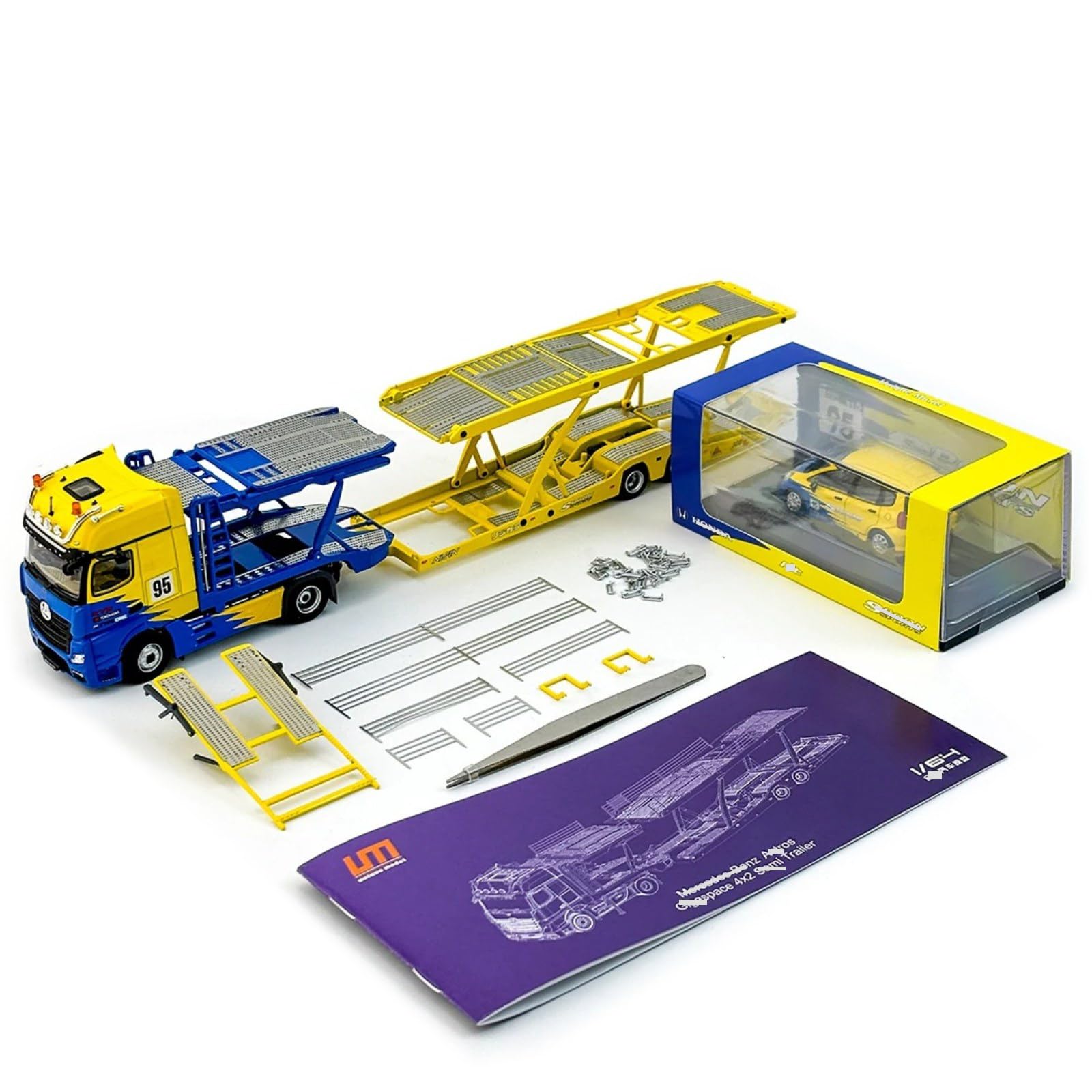 COOL CAR ミニオン トレーラー 1:64 Amazon.com: HTLNUZD New 1/64 Alloy Car 4x2 Semi Trailer Removable