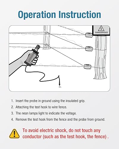 Miniatura 5 de all-sun LED Valla Tester eléctrico Voltaje Tester Max 9000 V