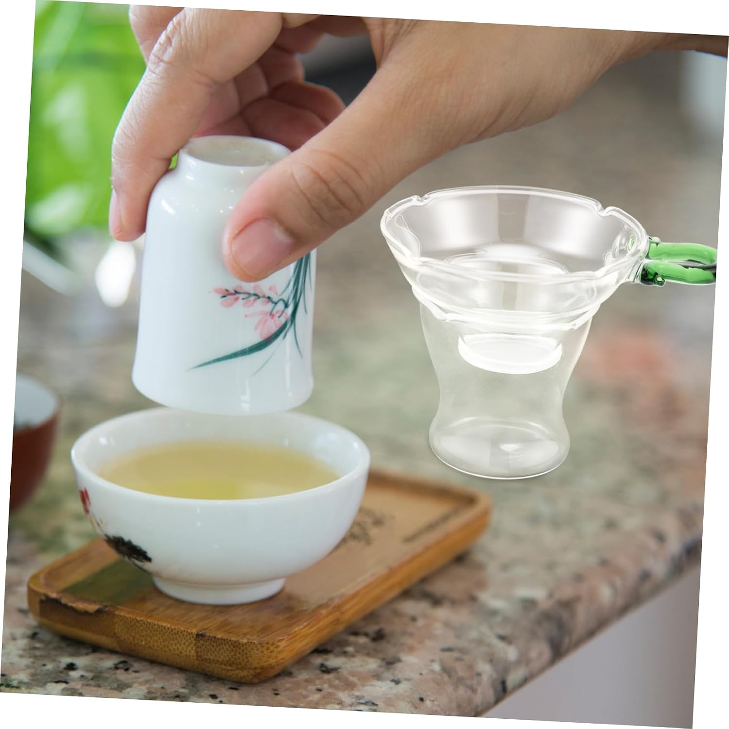 Cabilock 3sets Elegant Loose Leaf Tea Infusers Tea Strainer Filters Maker Accessories