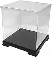 かしばこ商店 透明フィギュアケース 181824 プラスチック 組立式 W180×D180×H240mm ディスプレイケース かしばこ商店 透明フィギュアケース 内寸 横幅31.8×奥行31.8cm