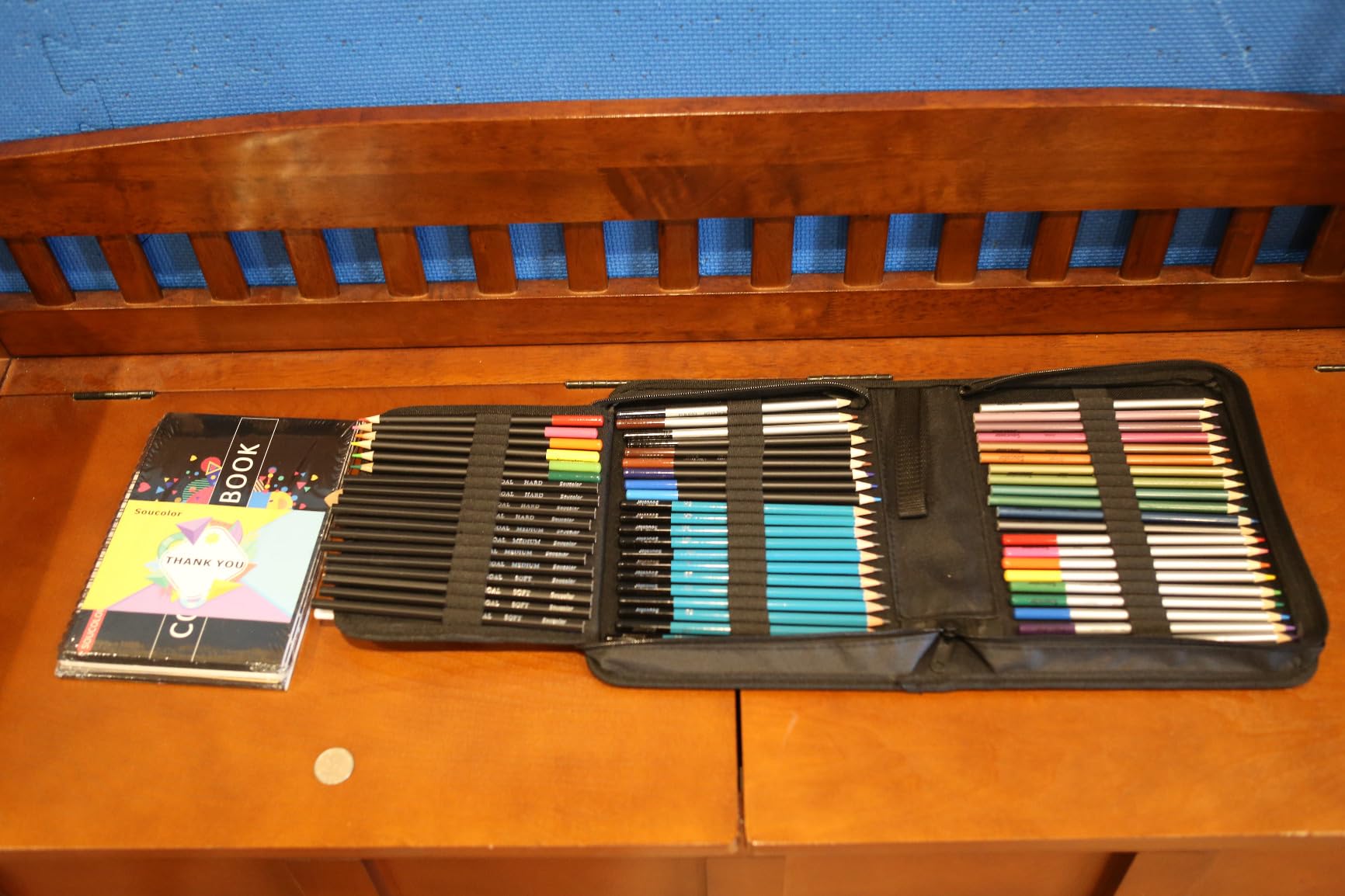 5/mo Finance Soucolor Art Kit, 76 Pack Pro Art Supplies for Adults