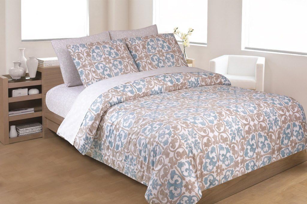 Marble Arch Collection 100% Cotton Luxurious Duvet Cover Set