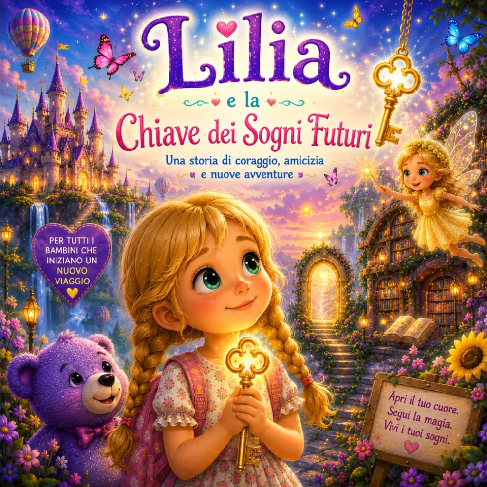 Lilia,Lavinio e la chiave dei sogni futuri: Una storia di coraggio amicizie e nuove avventure (Le avventure di Lilia, Lavinio e Serenity)