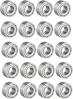 HLin 685ZZ Deep Groove Ball Bearing Double Shield 685-2Z, 5mm x 11mm x 5mm Carbon Steel Bearings (Pack of 20)