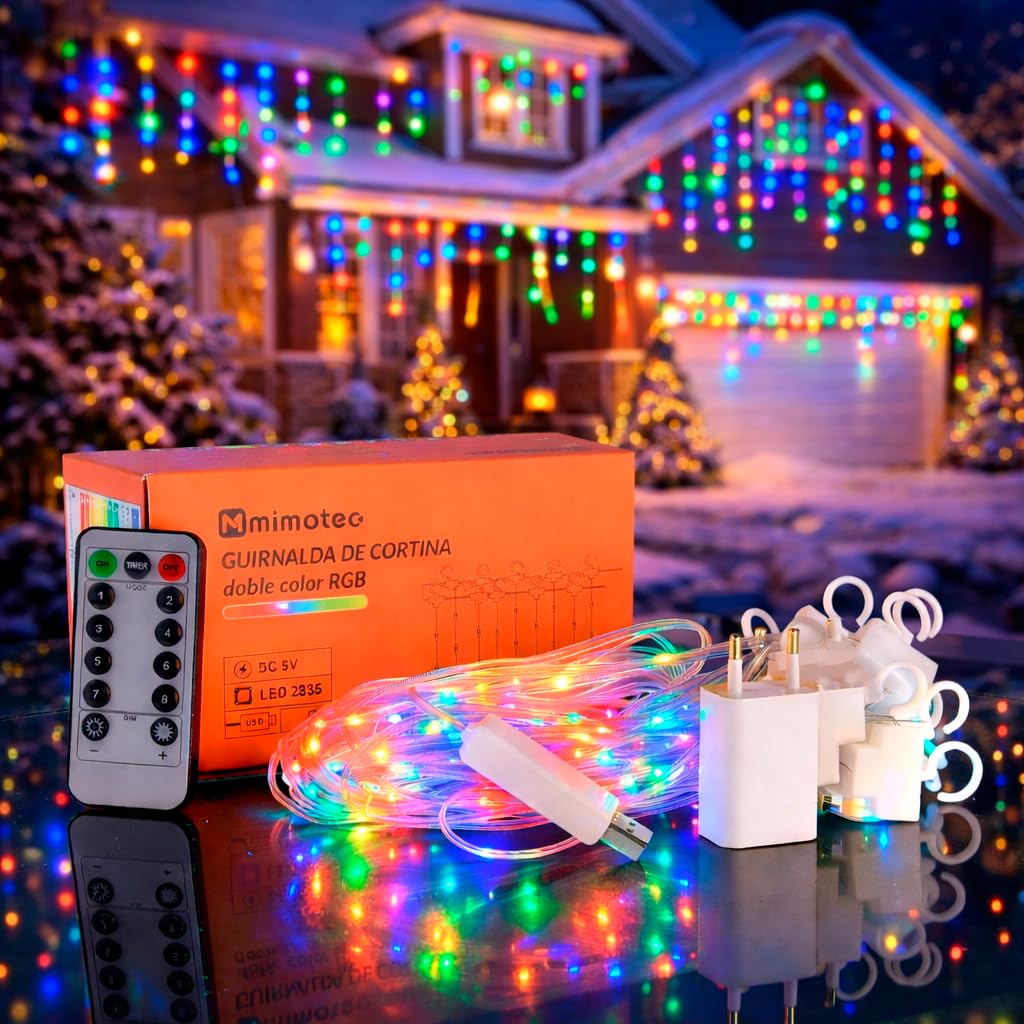 M Ledme M MIMOTEC LM2966 namiot zewnętrzny LED z USB 3 x 3 m, światło RGB: światła zmieniające kolory, wodoszczelność IP65, idealny na taras i do ogrodu