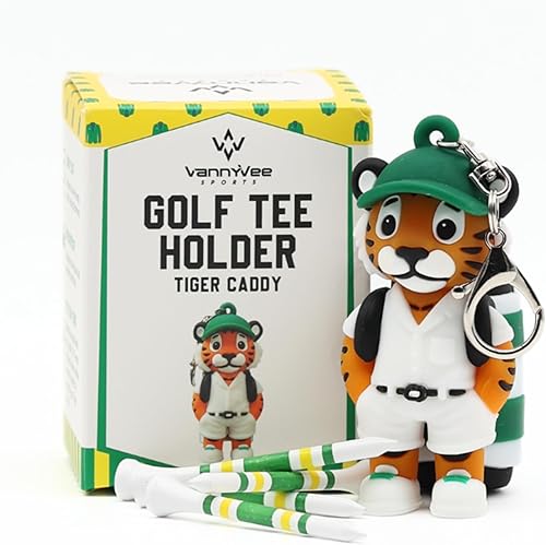 Caddy Golf Tee Holder, Includes 8 Golf Tees, Fun Golf Accessory - Golf Gifts For Boyfriend