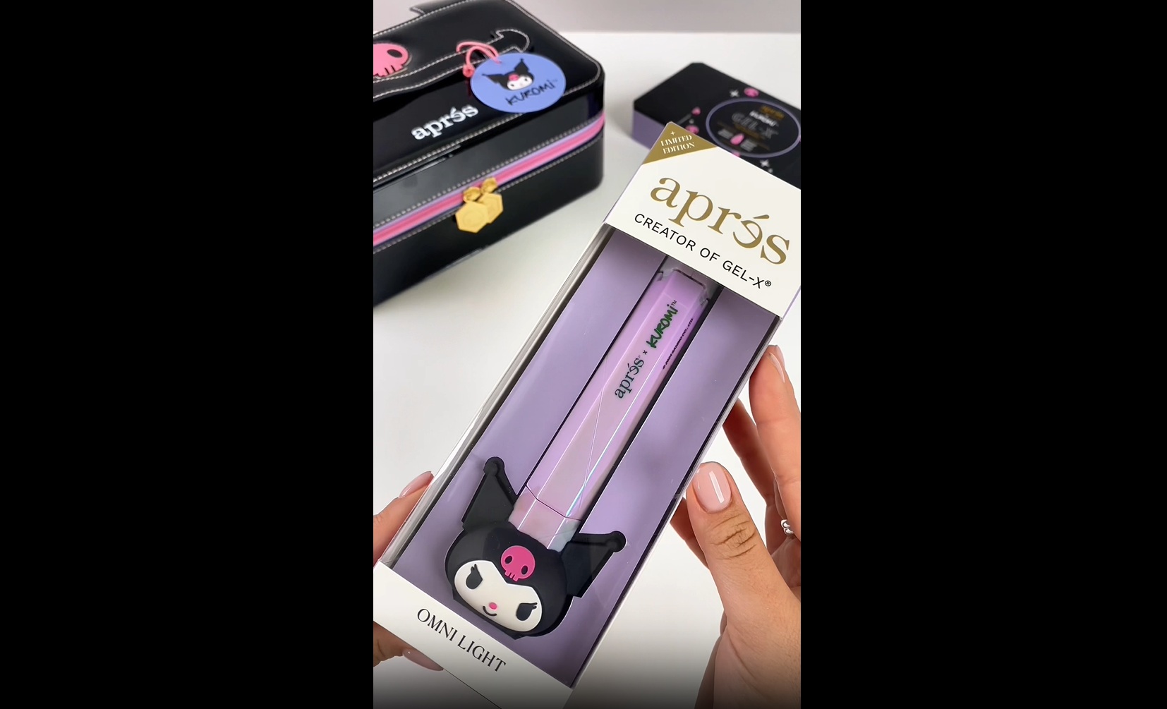 après Kuromi 　日本未発売　アプレクロミ　ネイルハンディライト Amazon.com: APRÉS x Kuromi™ Omni Light, Gel-X UV LED Nail
