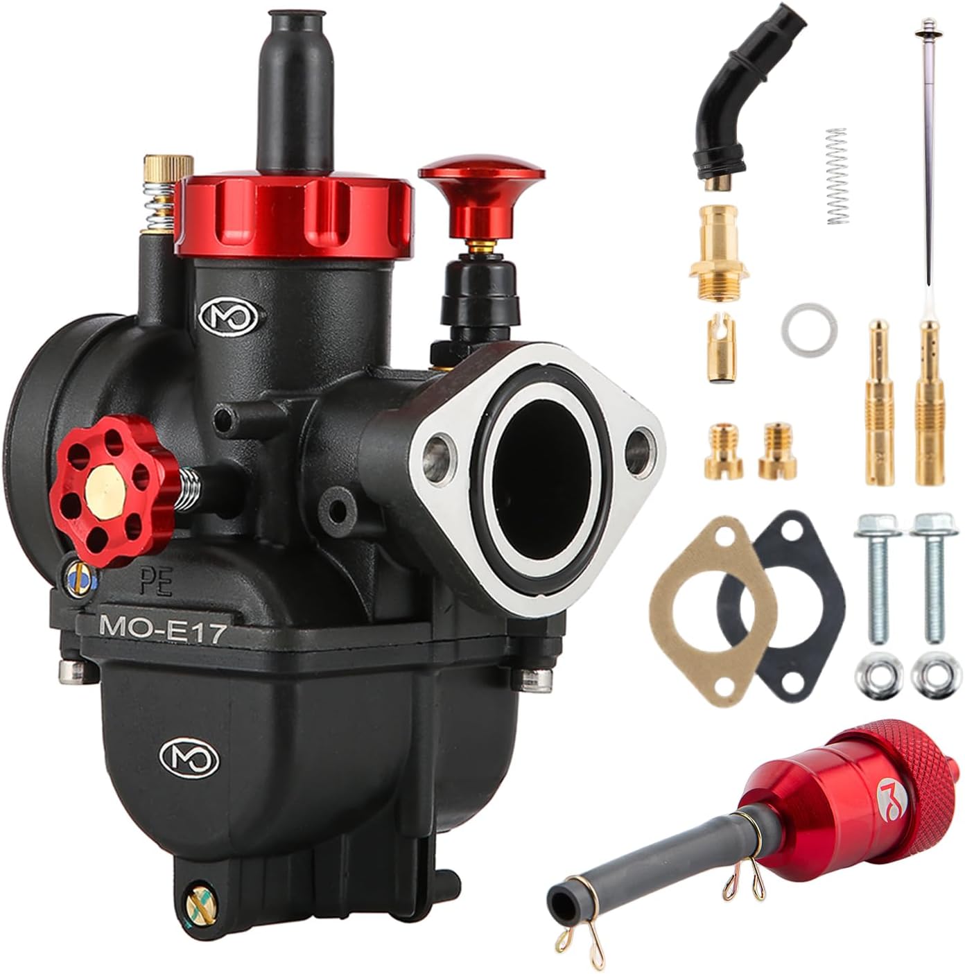 PE17 Carburetor 17mm Carb with Carb jets for 80cc to 100cc