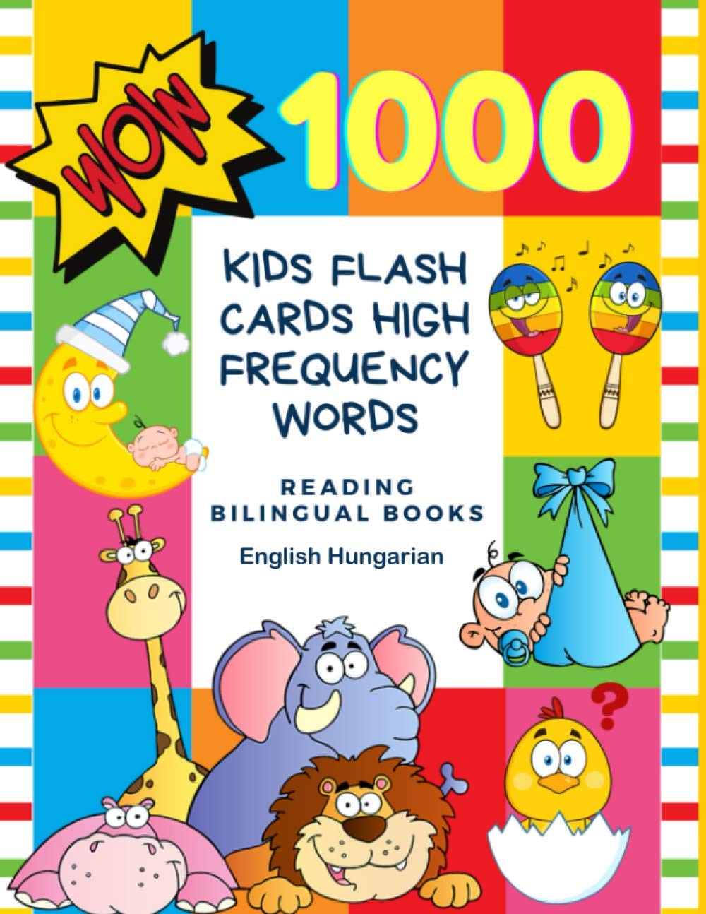 Buy 1000 Kids Flash Cards High Frequency Words Reading Bilingual Books