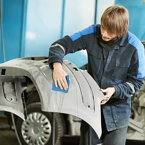 Miniatura 6 de LotFancy Papel de lija de grano 320, 45 unidades, papel de arena seca húmeda de 9 x 3.6 pulgadas, hoja de lijado de carburo de silicio para metal