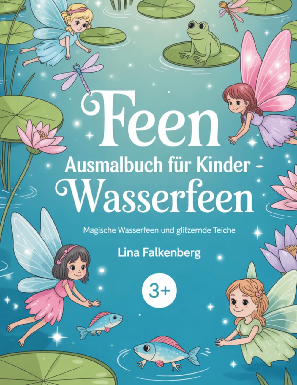 Feen Ausmalbuch für Kinder – Wasserfeen: Magisches Feen-Ausmalbuch mit Teichen, Flüssen und Wasserfreunden für Kinder von 3–7 Jahren (Zauberhafte Feenwelten)