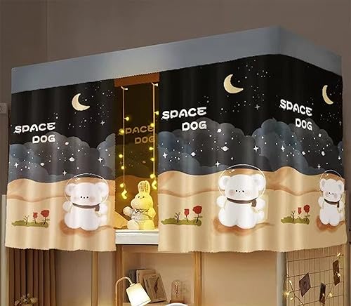 Vista 118 de Dorm Home Bunk Nets Bed Curtains Cloth Bed Canopy Blackout College Students Shading Nets Breathable Single Sleeper