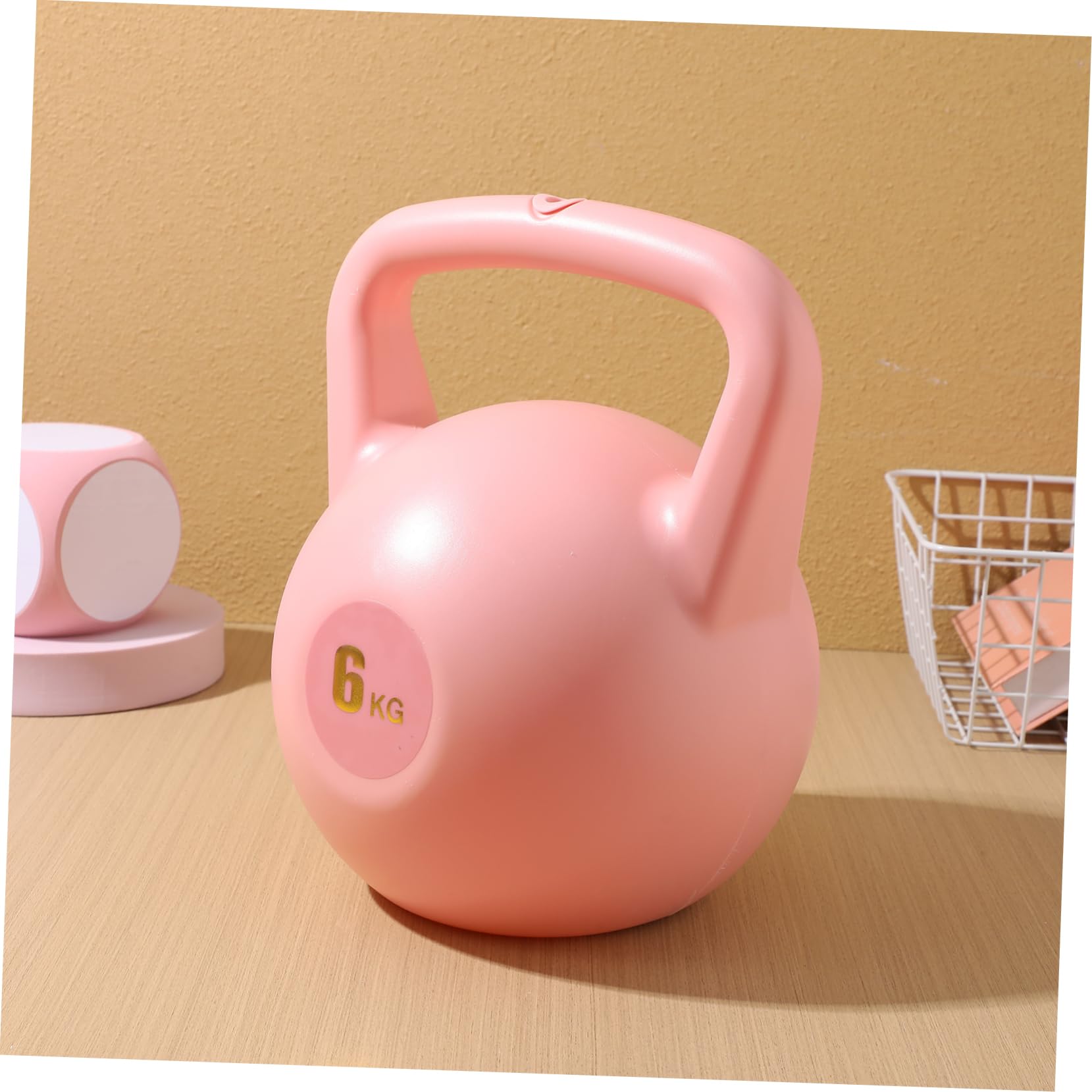 KOMBIUDA Wasser Kettlebell Satz Weich 6 Kg Pe Material Rutschfest Kettlebell Hantel Krafttraining Unterwegs Fitnessgerät Zuhause
