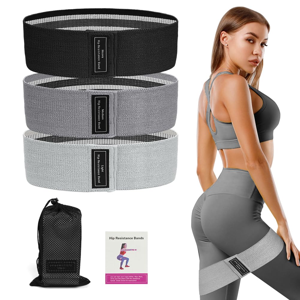 Flintronic Elastici Fitness, Bande Elastiche Fitness, Bande di Resistenza Fitness con 3 Livelli di Resistenza, Fasce Elastiche Fitness, Bande Elastiche Fitness per Crossfit, Yoga, Pilates