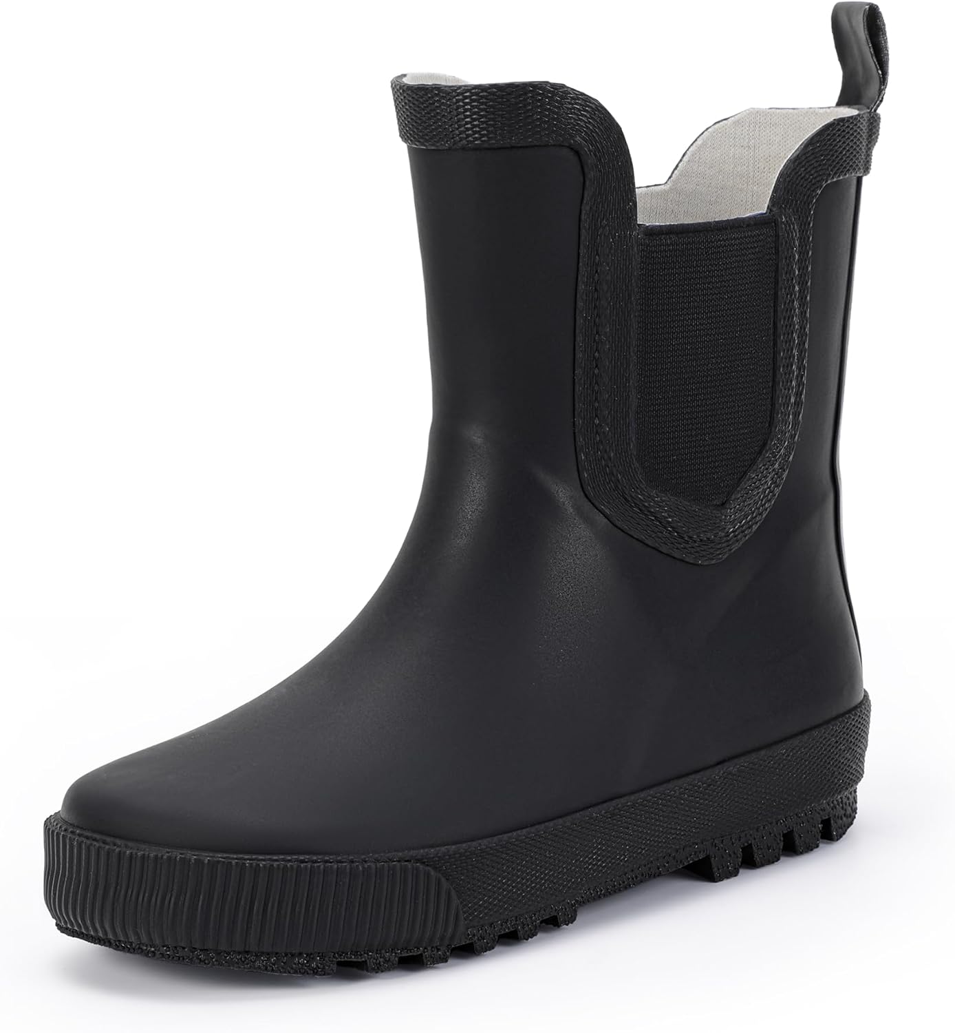 Hehainom Toddler Kids Rain Boots for Girls Boys Waterproof Rainboots Easy-on Light Weight Chelsea Rain Shoes