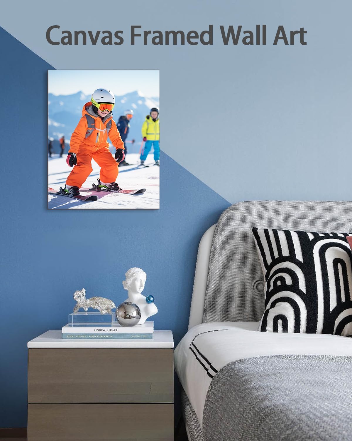 AbcCustomize Canvas Prints with Your Photos, Ship Next Day Custom Canvas Prints for Living Room, Bedroom, Home Decor, Personalized Gifts for Family, Friends, Anniversaries, Ready to Hang