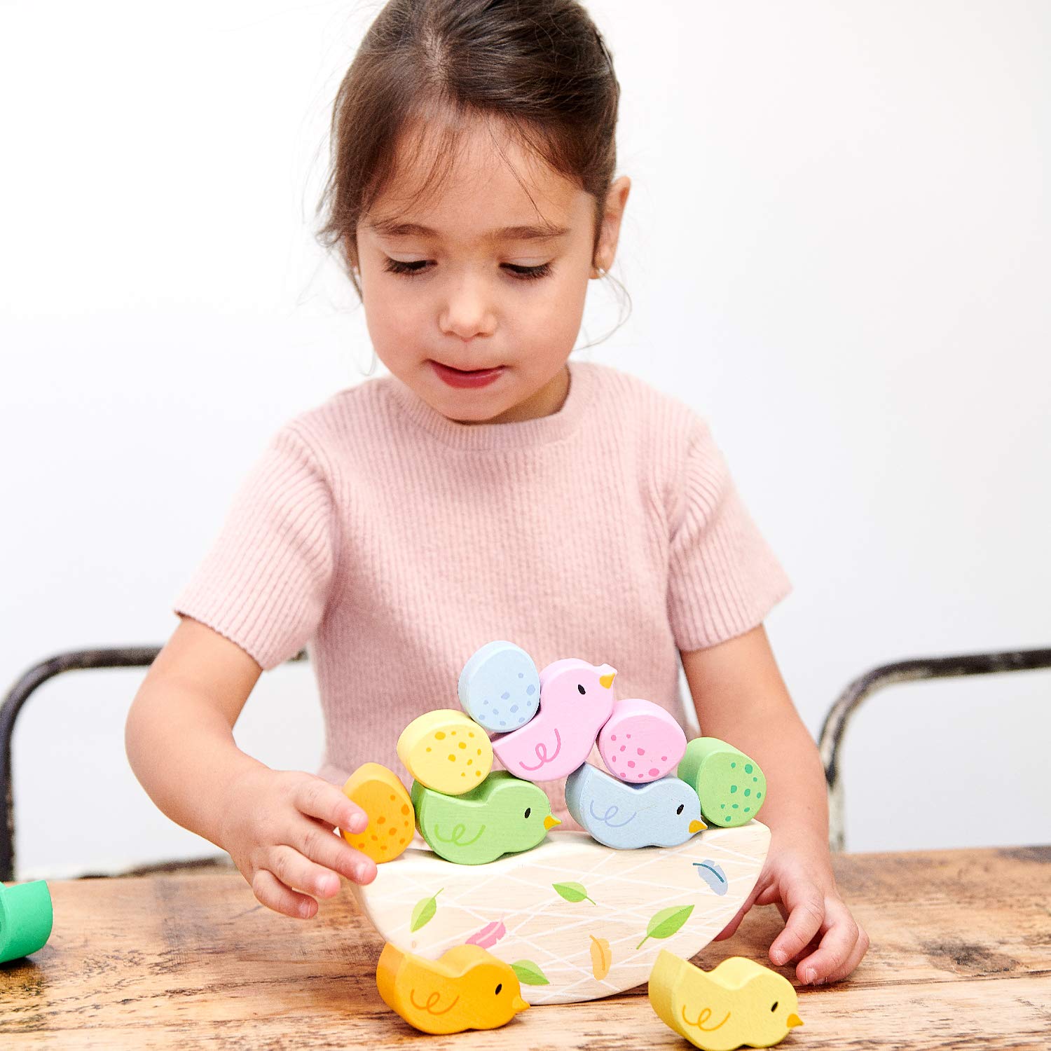 Rocking Baby Birds 12 Piece Balance Toy STEM Toy Early Learning to Develop Strategic