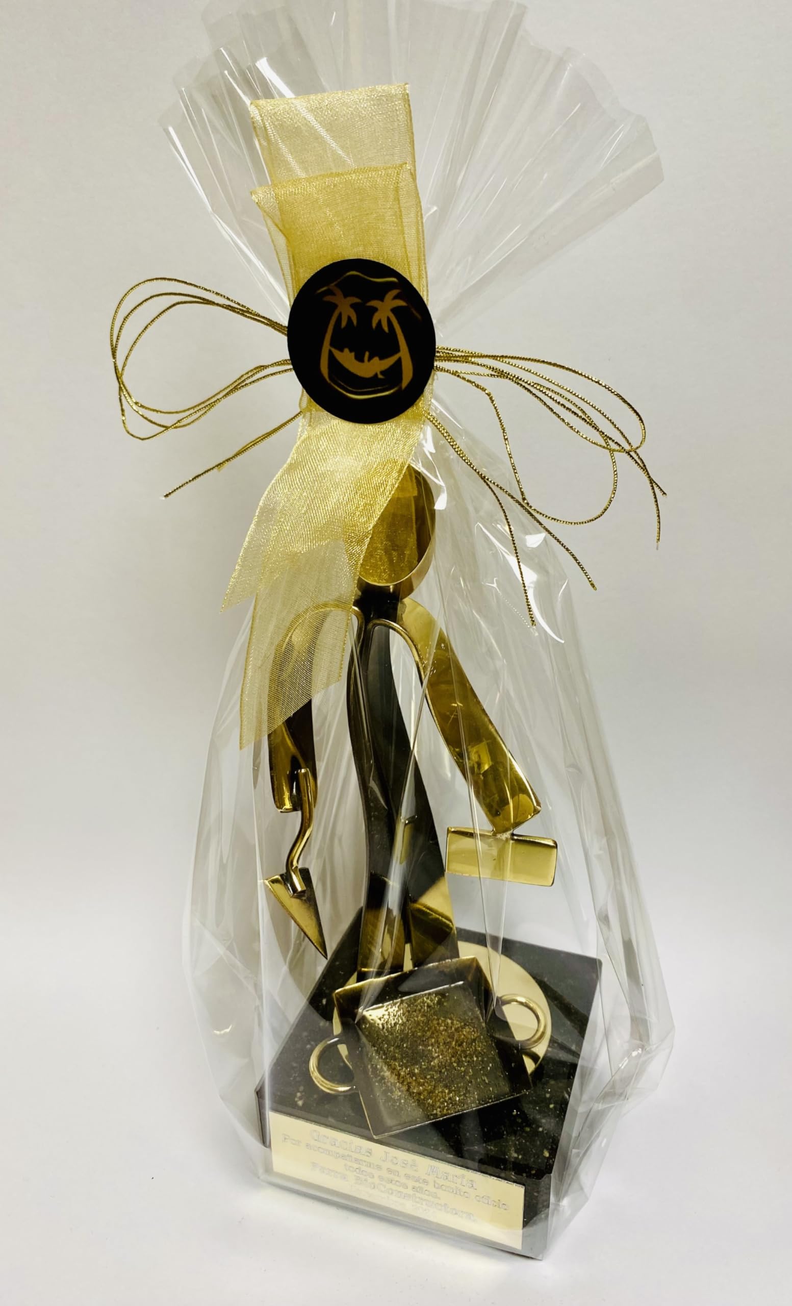 Regalo Albañil Jubilación Figura Personalizada de 17cm de Altura con peana de mármol
