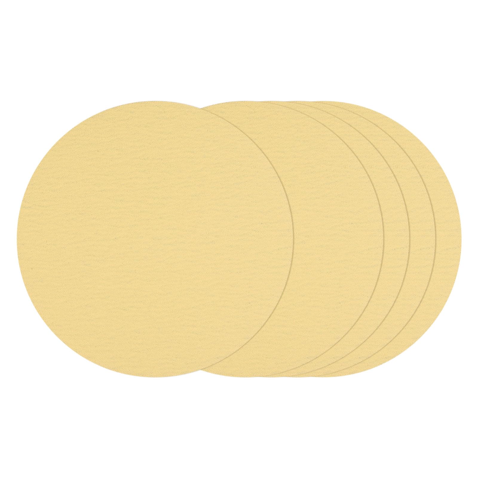 Kozelo 25 Pcs Sanding Discs 203 mm 100 Grit Hook and Loop Random Orbital Sandpapers Suitable for Drywall Sander Wood Metal Furniture, Yellow — image 1