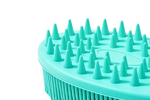 Miniatura 6 de Cepillo sensorial prémium para niños o autismo, limpiador corporal de silicona suave, cepillos de terapia ocupacional 2 en 1, esponja de silicona,