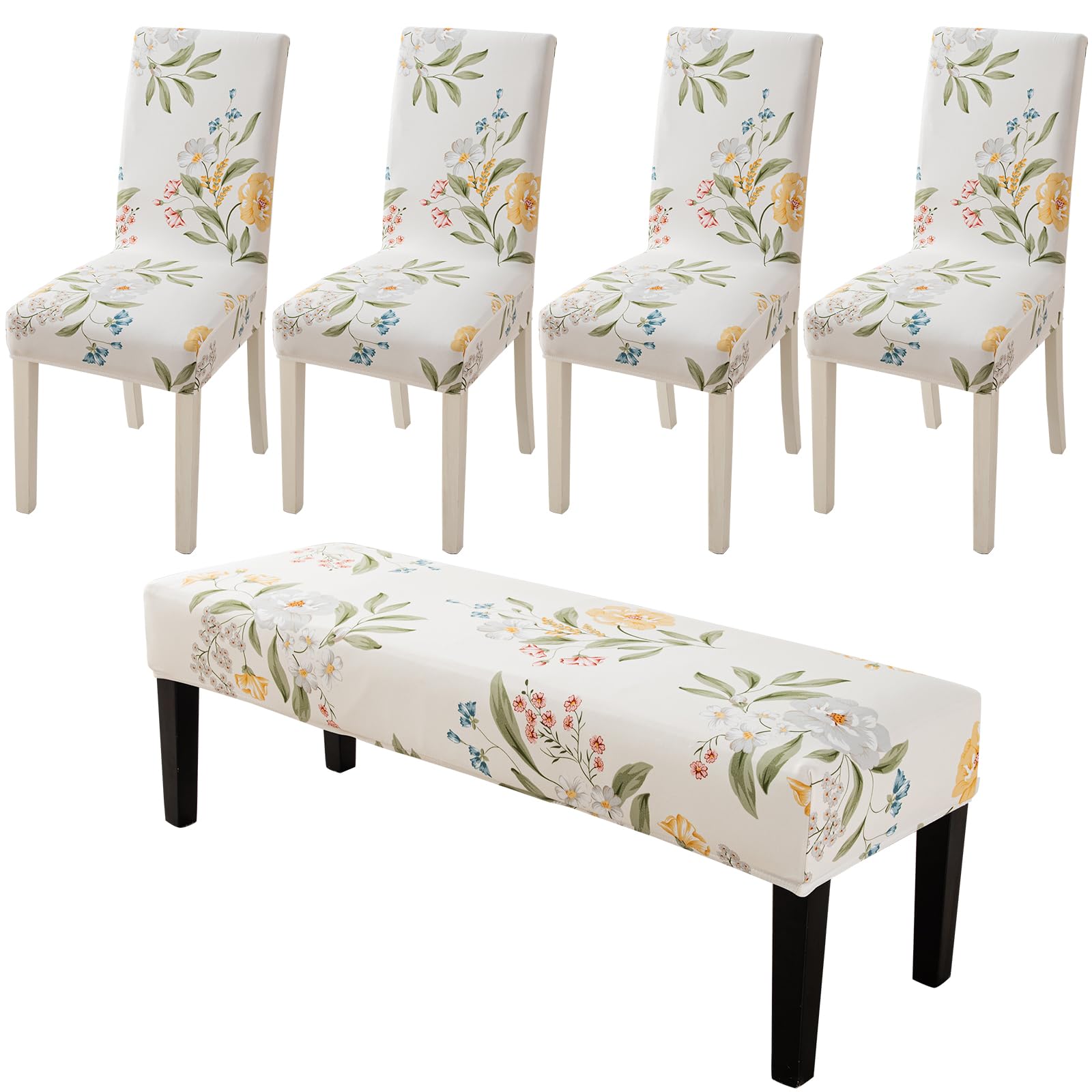 Dining Chair Covers Set - Parsons Chair Slipcover -1