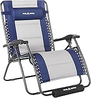 Vista 8 de Amopatio Silla de gravedad cero con portavasos para patio al aire libre con reposapiés y reposacabezas para interiores y exteriores, soporta 400