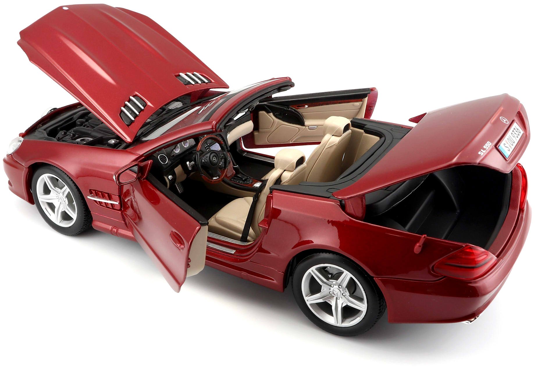 Maisto 1:18 Scale Mercedes-Benz SL550 Diecast Vehicle : Amazon.sg