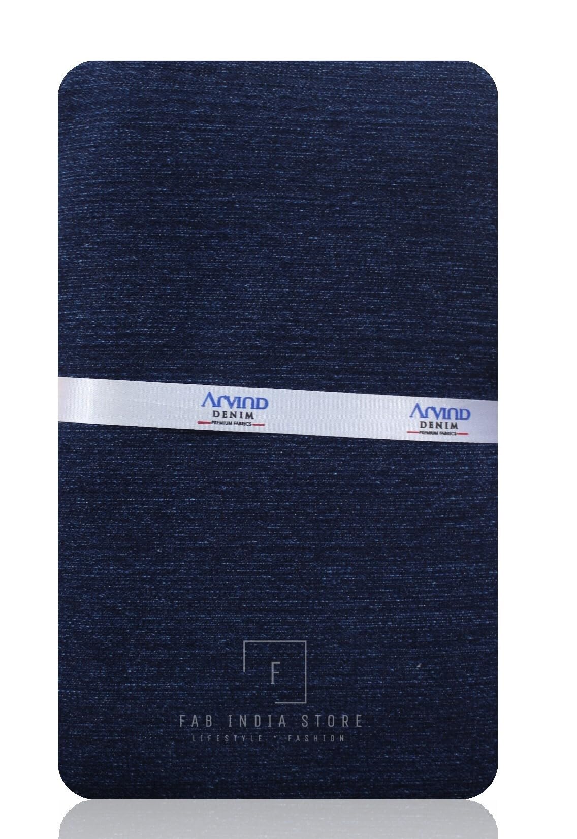 Men's and Women's Denim Fabric Cotton Stretchable Jeans Cloth,1.30M Dress Material (Dark Blue), Customizable Length