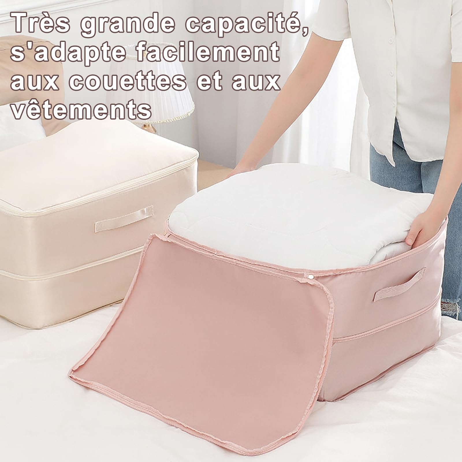 Sac De Compression Spacemaste 52x42x30 Cm - Pour Couette, Vêtements, Rangement Sous Vide Maison