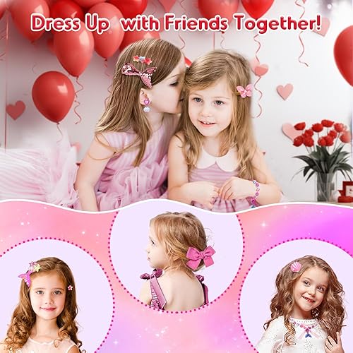 Miniatura 5 de NPET Calendario de Adviento 2024 para niñas, kit de unicornio rosa de 24 días, calendario de cuenta regresiva, juguete de San Valentín, regalos de