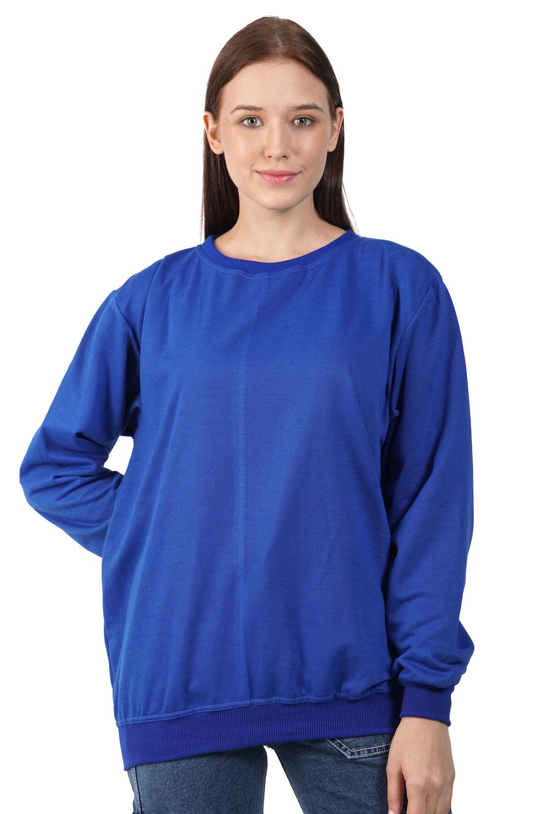 Amazon Brand - Nora Nico Womens Cotton Fleece Oversized Crew Neck Baggy Sweatshirt-image-39