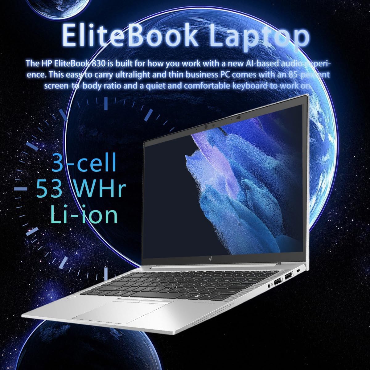 HP EliteBook 830 G8 Business Laptop, 13.3" FHD Touchscreen Notebook PC, 11th Gen Core i7-1185G7, 12M Cache, 16GB RAM, 512GB Solid State Drive, CAM, Windows 11 Pro(Renewed)