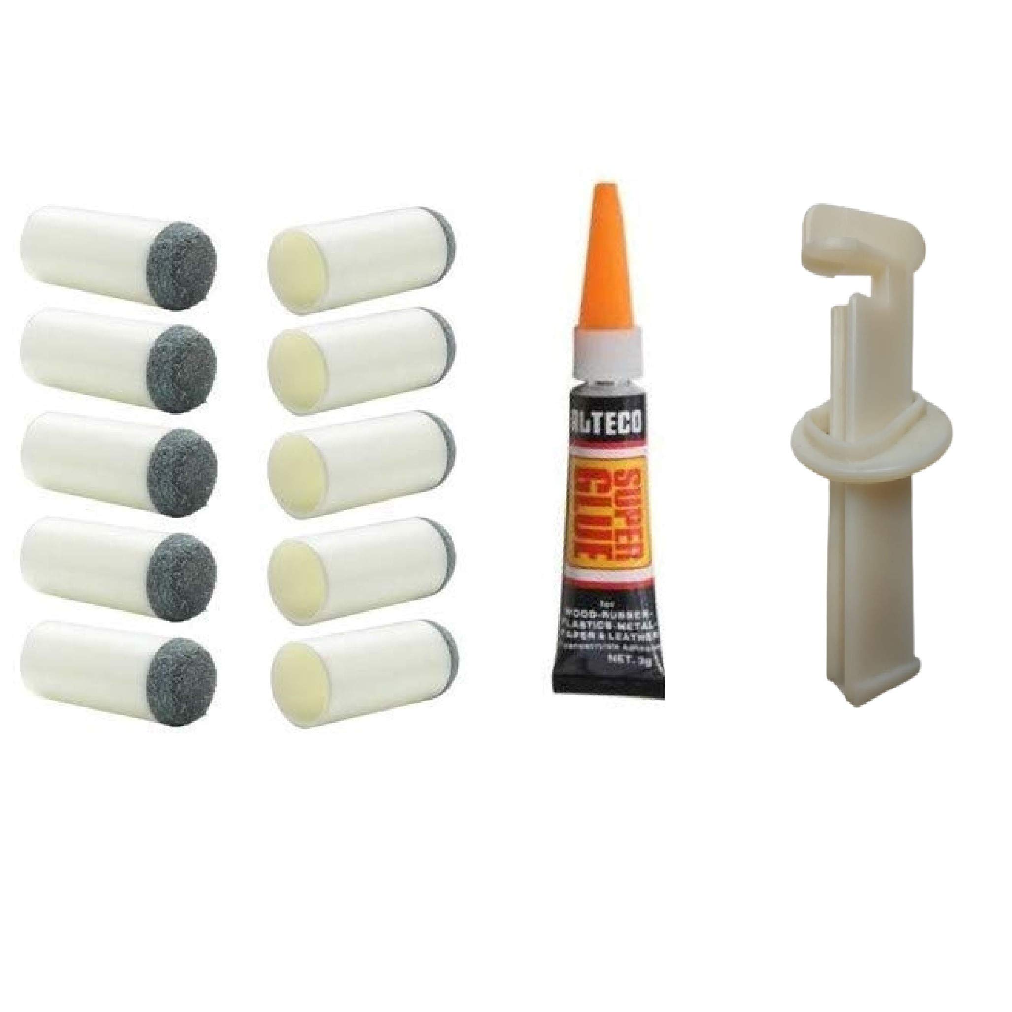 JBB Billiard, Snooker and Pool 10mm Slip On Cue Tip 10 Pieces + 1 Piece Glue + 1 Piece Tip Repair (B08ZKKKQ3G) Amazon Price History, Amazon Price Tracker