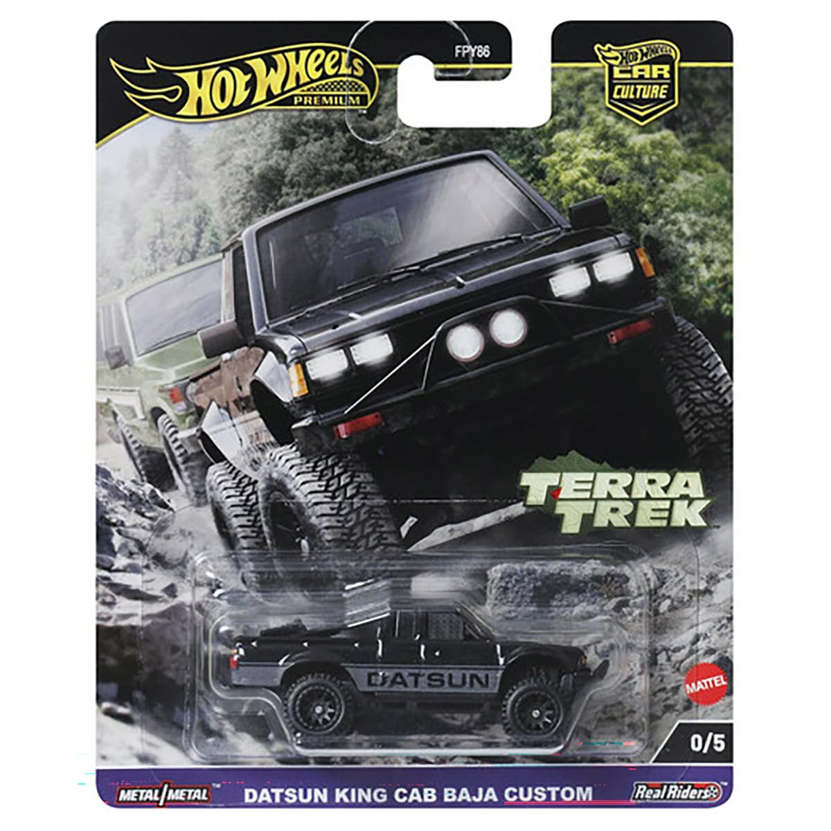 Hot WheelsPremium Car Culture Datsun King Cab Baja Custom 0/5 Chase FPY86-961C