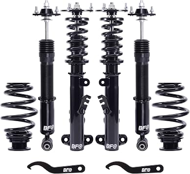 BFO Coilover for BMW E36 316i 318i 320i 323i 325i 328i 1990-1999, Adjustable Height Coilovers Suspension Kit, Coil Spring Shock Absorber Struts Lowering Kit