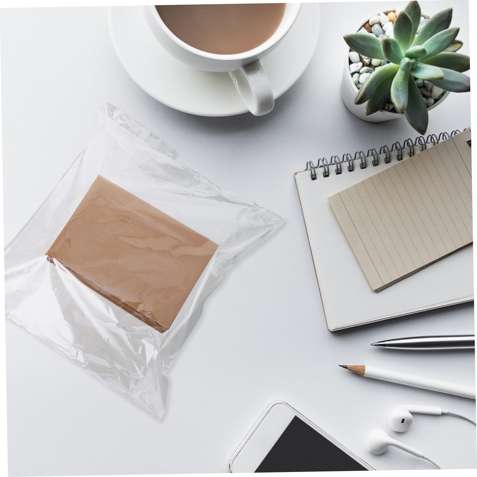 Cabilock 200 pièces Sachets Shrink Wrap Transparent Pochette Emballage Film Rétractable pour Cadeaux Bijoux Cosmétiques