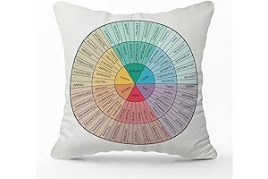Emotion Sensation Feeling Wheel Pillow Cover
