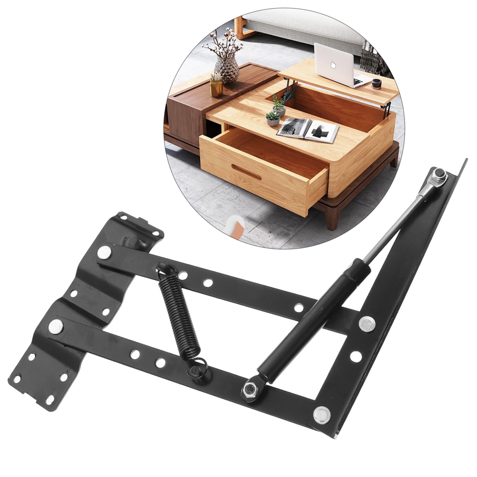 Generic Tea Table Lifting Stand Heavy Duty Lifting Frame Easy Installation Save Space Enhance